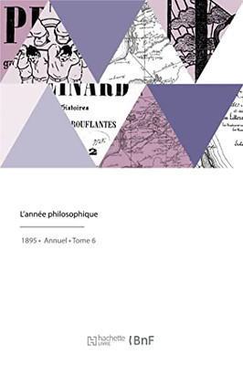 L'année philosophique (French Edition)