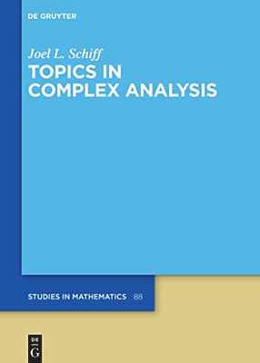 Topics in Complex Analysis (de Gruyter Studies in Mathematics)