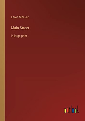 Main Street: in large print