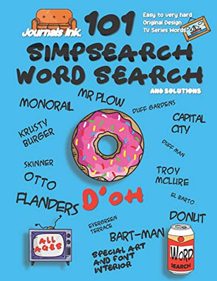 101 Word Search for Kids: 101 TV Cartoon Show Word Puzzles. All Ages USA Edition. Gift this strange thing to friends & fans that marvel popular TV ... fun activity time! (Movies & TV Word Search)