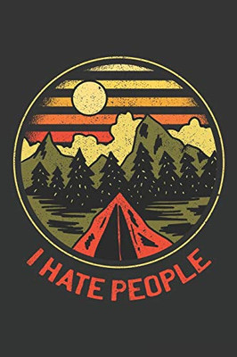 I hate people: Papgergames Hangman (6x9 Inches) with 120 Pages