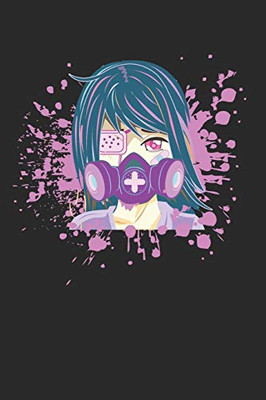 Yami Kawaii Sad Girl: Notebook A5 for Anime Merch, Yami Kawaii and Pastel Goth Lover I A5 (6x9 inch.) I Gift I 120 pages I Dotted I Dot Grid - 9781674705828