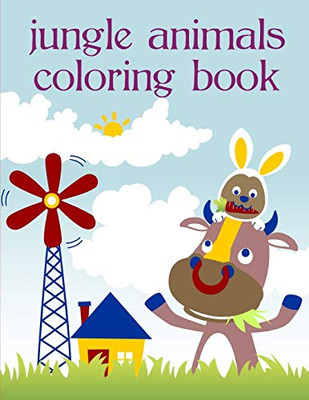 Jungle Animals Coloring Book: Super Cute Kawaii Coloring Pages for Teens (Humor Animals)