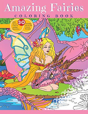 AMAZING FAIRIES, Coloring book for girls