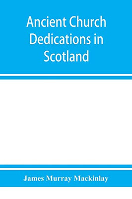 Ancient church dedications in Scotland