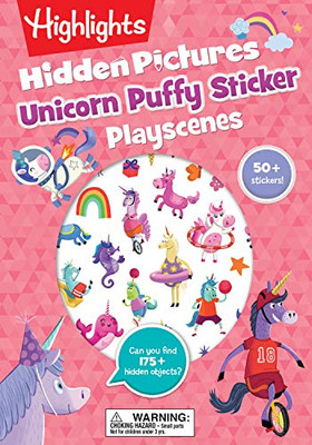 Unicorn Hidden Pictures Puffy Sticker Playscenes (Highlights Puffy Sticker Playscenes)