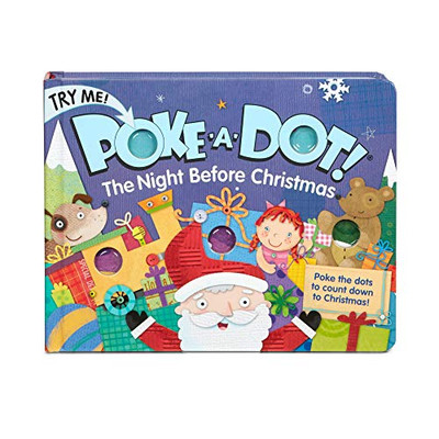Melissa & Doug Children's Book - Poke-a-Dot:The Night Before Christmas (Board Book with Buttons to Pop)