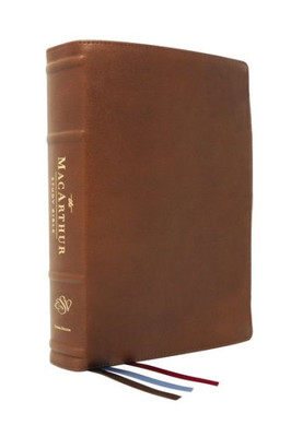 Esv, Macarthur Study Bible, 2Nd Edition, Premium Goatskin Leather, Brown, Premier Collection: Unleashing God'S Truth One Verse At A Time