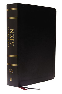 Nkjv Study Bible, Leathersoft, Black, Full-Color, Thumb Indexed, Comfort Print: The Complete Resource For Studying Godæs Word