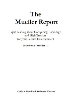 The Mueller Report (1) (Us Government)