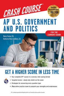Ap« U.S. Government & Politics Crash Course, Book + Online: Get A Higher Score In Less Time (Advanced Placement (Ap) Crash Course)
