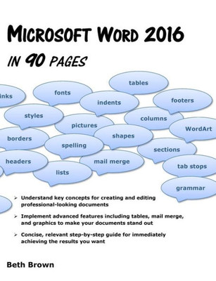 Microsoft Word 2016 In 90 Pages