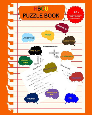 Hbcu Puzzle Book: Crosswords, Puzzles & Word Scrambles