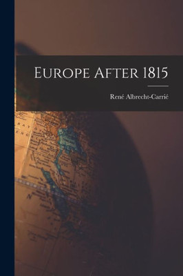 Europe After 1815