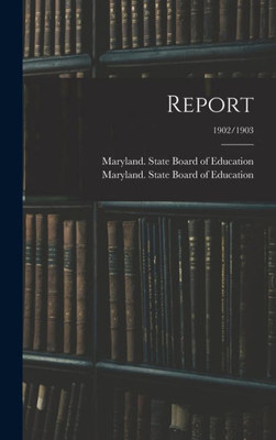 Report; 1902/1903