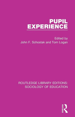 Pupil Experience (Routledge Library Editions: Sociology Of Education)