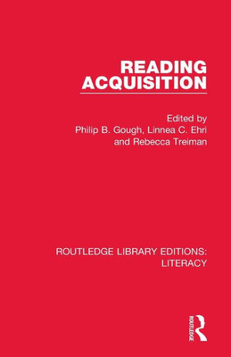 Reading Acquisition (Routledge Library Editions: Literacy)