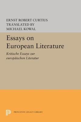 Essays On European Literature (Bollingen Series, 715)