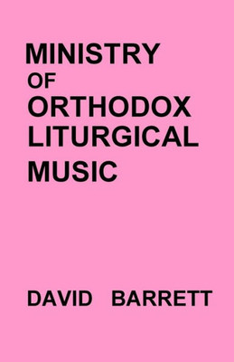 Ministry Of Orthodox Liturgical Music