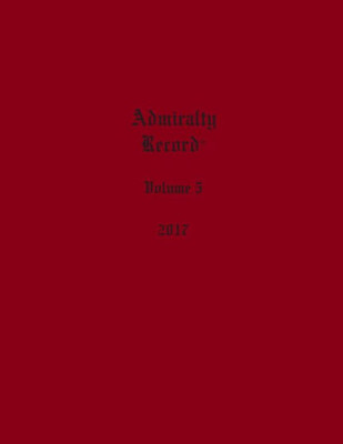 Admiralty Record« Volume 5 (2017)