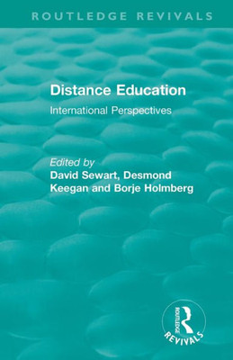 Distance Education: International Perspectives (Routledge Revivals)