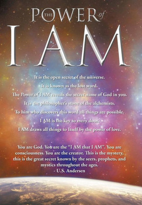The Power Of I Am: 1St Hardcover Edition