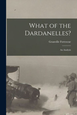 What of the Dardanelles? [microform]: an Analysis