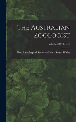 The Australian Zoologist; v.10: no.1(1941: Dec.)