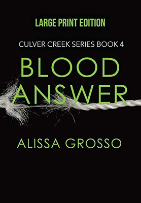 Blood Answer - Hardcover