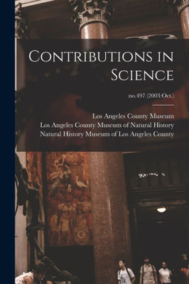 Contributions in Science; no.497 (2003: Oct.)