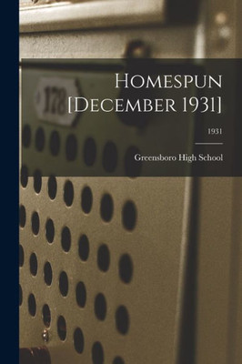 Homespun [December 1931]; 1931