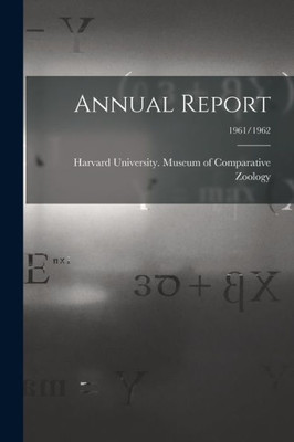 Annual Report; 1961/1962