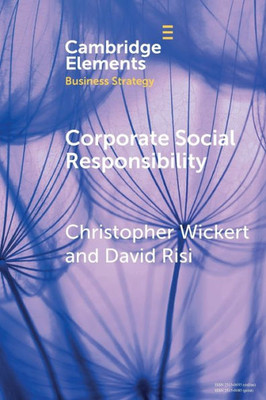 Corporate Social Responsibility (Elements in Business Strategy)