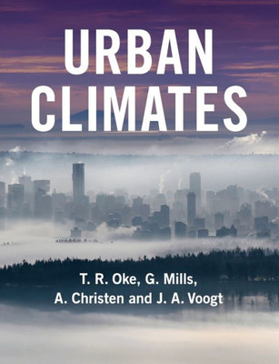 Urban Climates Urban Climates