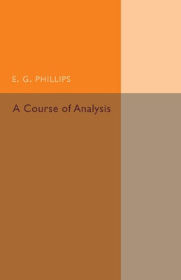 A Course of Analysis