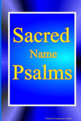 SACRED NAME PSALMS