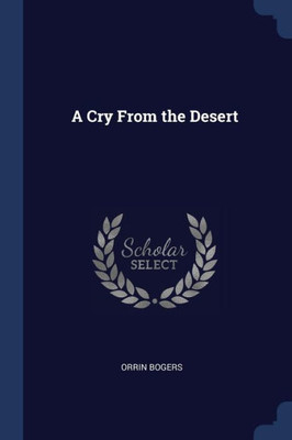 A Cry From the Desert