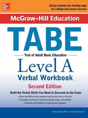 McGraw-Hill Education TABE Level A Verbal Workbook, Second Edition