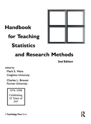 Handbook for Teaching Statistics and Research Methods