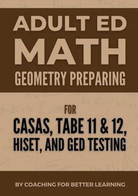 Adult Ed Math: Geometry