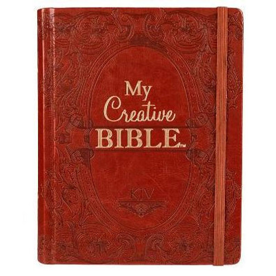 Kjv Holy Bible, My Creative Bible, Brown Faux Leather Hardcover W/Ribbon Marker, King James Version
