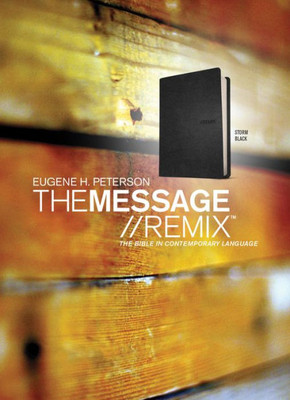 The Message//Remix (Leather-Look, Black): The Bible In Contemporary Language