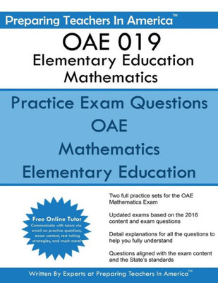 Oae 019 Elementary Education Mathematics: Ohio Assessments For Educators