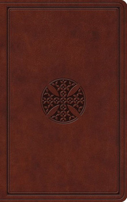 Esv Value Thinline Bible (Trutone, Brown, Mosaic Cross Design)