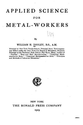 Applied Science For Metal Workers