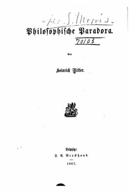 Philosophische Paradoxa (German Edition)