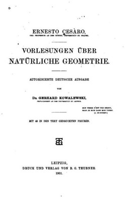 Vorlesungen Über Natürliche Geometrie (German Edition)