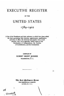 Executive Register Of The United States