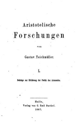 Aristotelische Forschungen - I (German Edition)