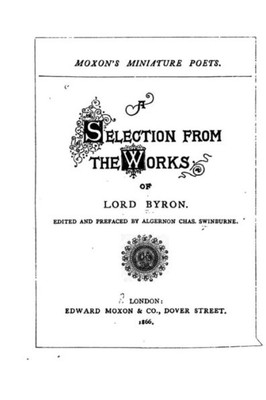 A Selection From The Works Of Lord Byron